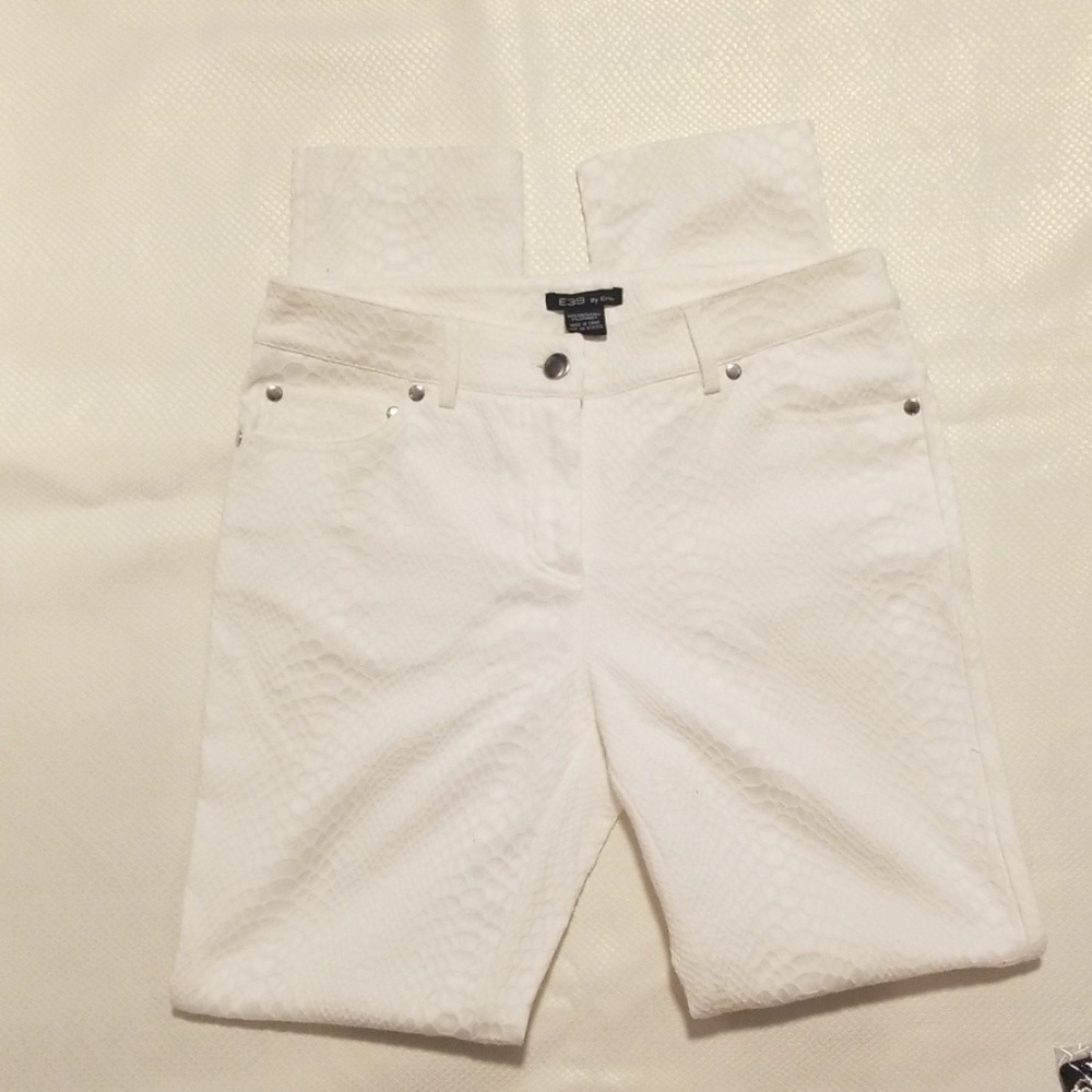 E39 by Eric cream skinny pants
